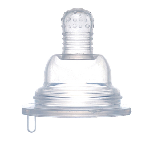 華林貝比標準口徑L孔黃金三角奶嘴(2入)