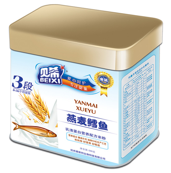 貝希燕麥鱈魚營養(yǎng)配方米粉