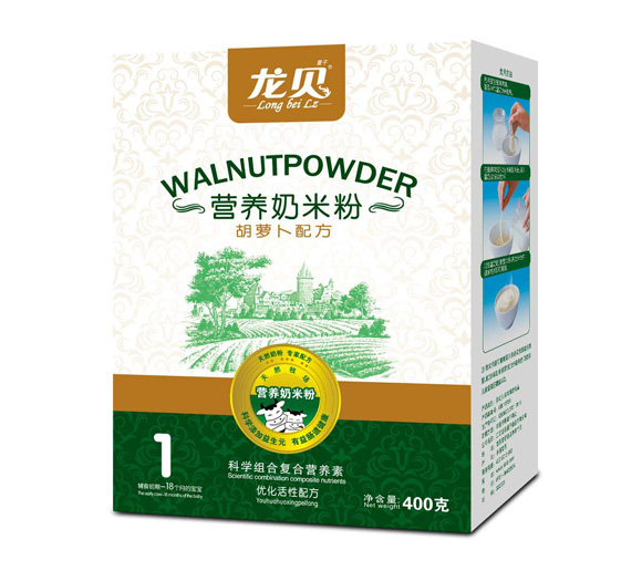 龍貝胡蘿卜配方奶米粉1段