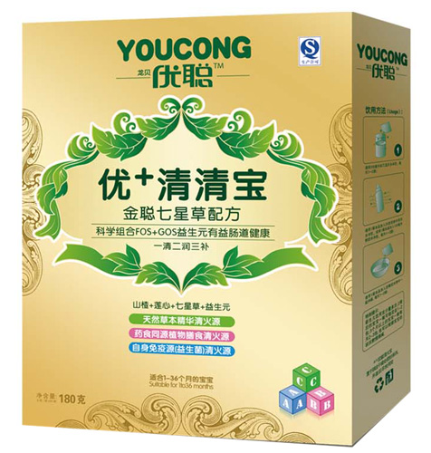 優(yōu)聰七星草配方清清寶