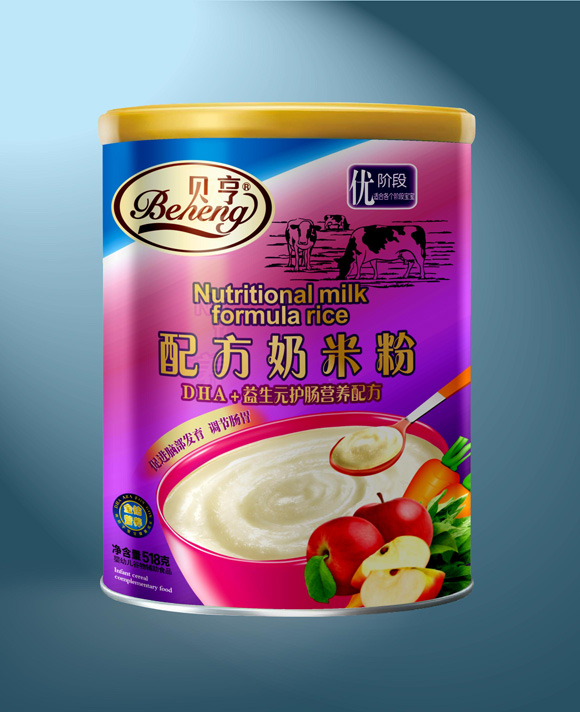 貝亨DHA+益生元護(hù)腸奶米粉