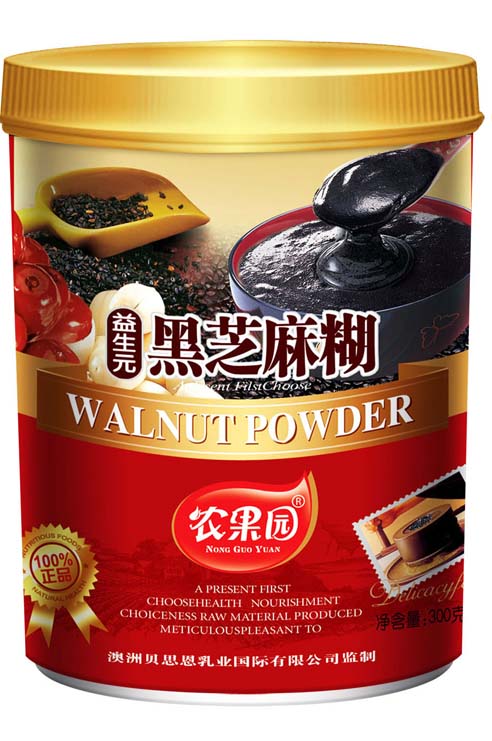 農果園益生元黑芝麻糊