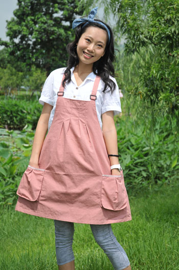 優(yōu)屏粉紅色醫(yī)用防輻射裙吊帶型