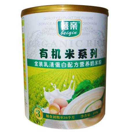 蓓親有機(jī)米乳清蛋白奶米粉