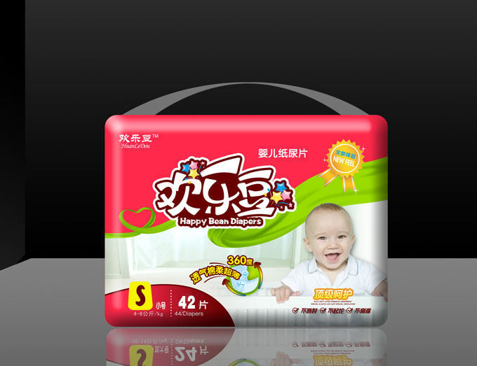 歡樂豆紙尿片棉S號(hào)