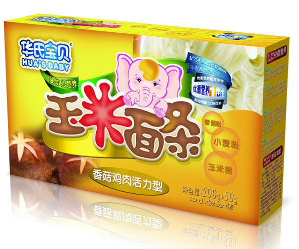 華氏寶貝香菇雞肉玉米面條