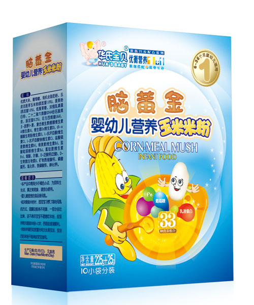 華氏寶貝腦黃金玉米米粉盒裝
