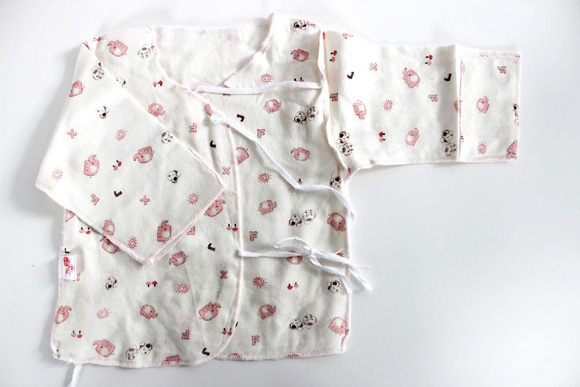 喜佳福嬰兒紗布偏衫