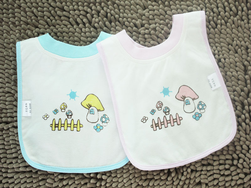 亨藝開陽(yáng)蘑菇防水圍嘴20x23cm(兩條裝)