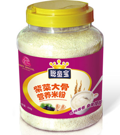 聰童寶紫菜大骨營養(yǎng)米粉850克