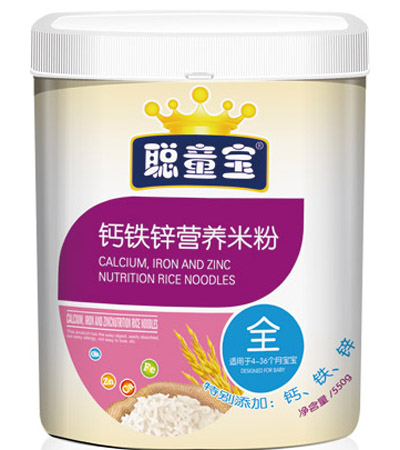 聰童寶鐵鋅鈣營(yíng)養(yǎng)米粉550克全段