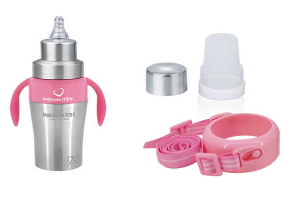孖寶樂不銹鋼奶瓶套裝
