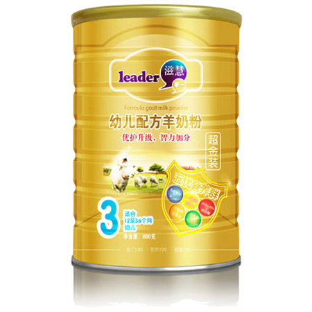 超金裝滋慧羊一幼兒配方羊奶粉3段800克