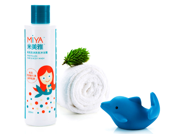 米美雅松花百潤洗發(fā)沐浴露200ml(二合一)簡介