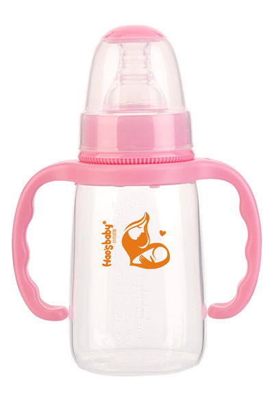 好氏嬰童粉色標口PP奶瓶