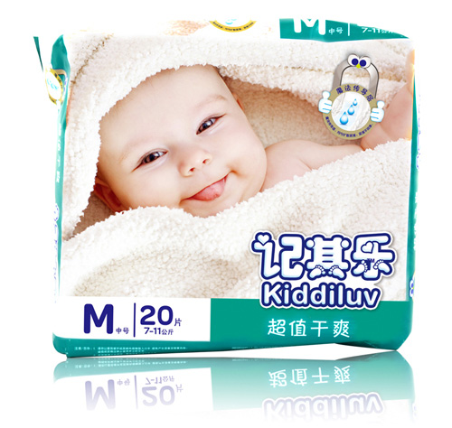 記其樂(lè)超值干爽紙尿褲M碼
