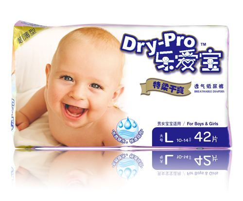 樂(lè)愛(ài)寶透氣紙尿褲L42片