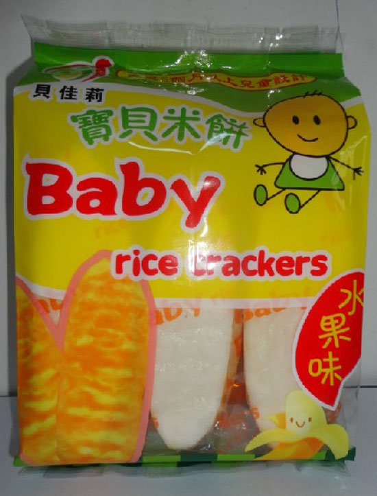 貝佳莉寶寶米餅水果味