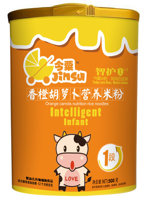 今粟香橙胡蘿卜營(yíng)養(yǎng)米粉1段500g