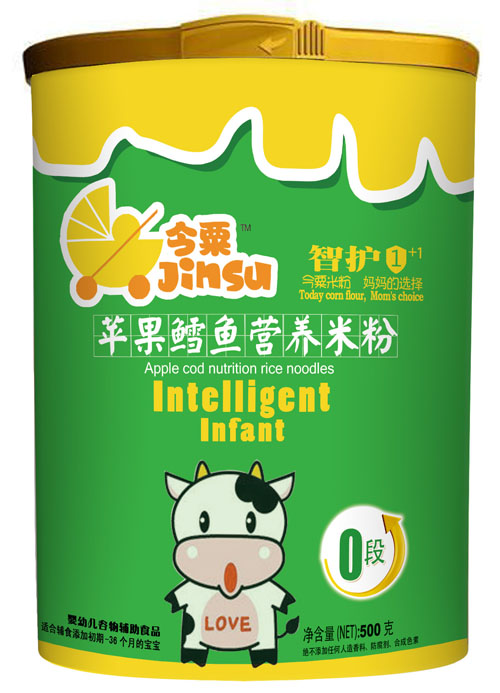 今粟蘋果鱈魚營(yíng)養(yǎng)米粉0段500g