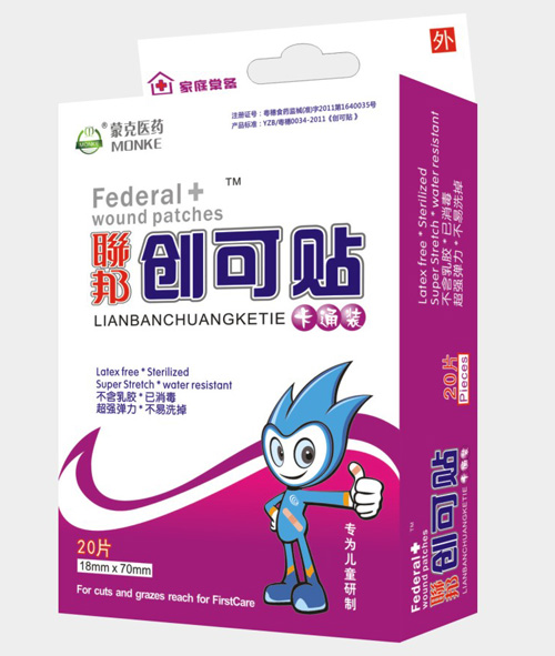 聯(lián)邦卡通裝創(chuàng)可貼