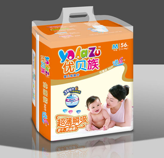 優(yōu)貝族超薄紙尿片M碼