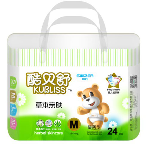 酷貝舒草本親膚紙尿褲M碼24片