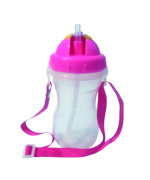 怡貝樂(lè)卡通吸管式PP水杯