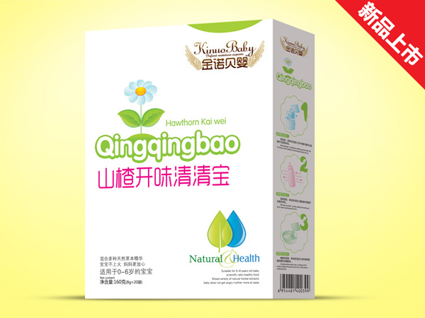 金諾貝嬰山楂開(kāi)味清清寶盒裝