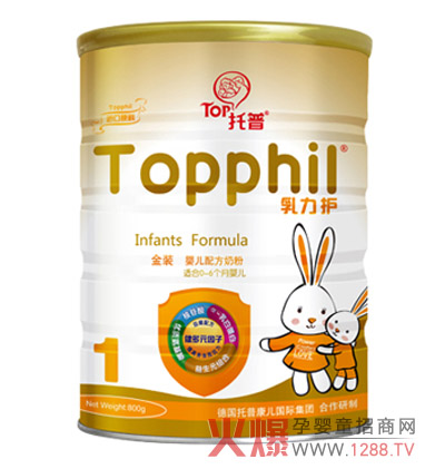 托普乳力護(hù)金裝嬰兒配方奶粉