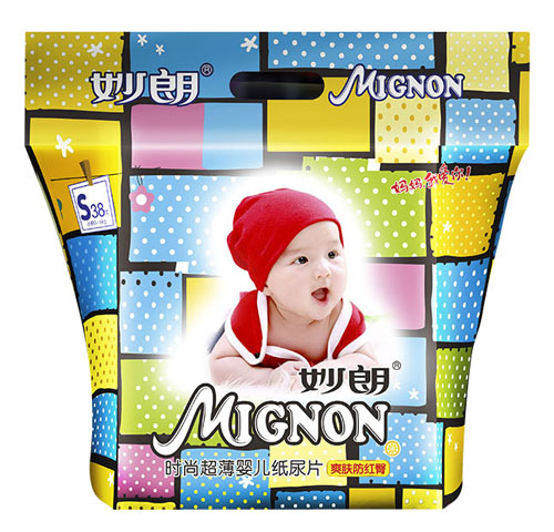 妙朗時(shí)尚超薄嬰兒紙尿片S38片