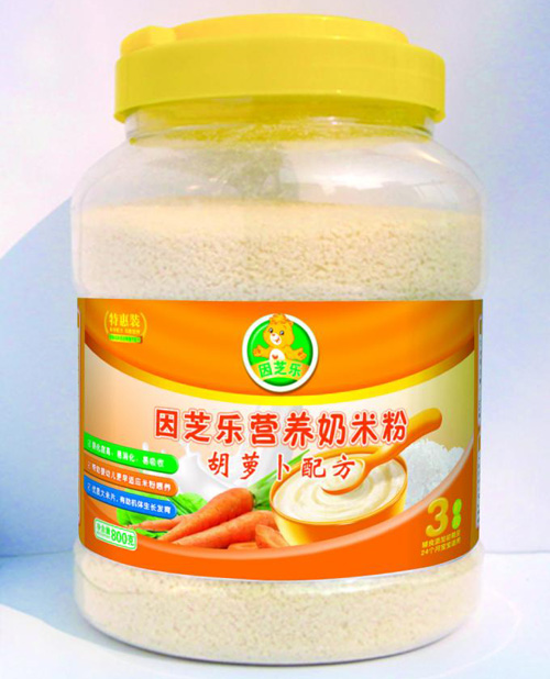 因芝樂胡蘿卜配方營養(yǎng)奶米粉