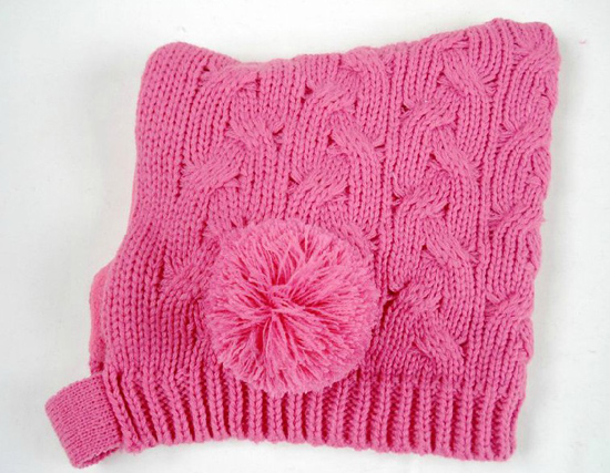 幼之戀凌之靈套頭帽粉色