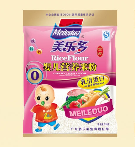 美多樂袋裝乳清蛋白嬰兒營(yíng)養(yǎng)米粉0段
