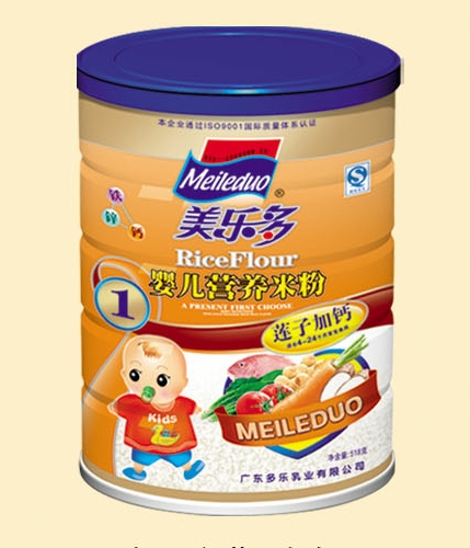 美多樂(lè)蓮子加鈣嬰兒營(yíng)養(yǎng)米粉1段