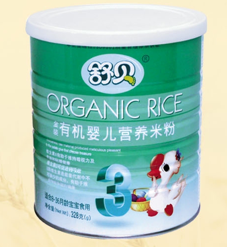 舒貝有機(jī)嬰兒營養(yǎng)米粉3段