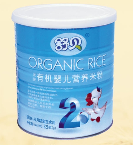 舒貝有機(jī)嬰兒營(yíng)養(yǎng)米粉2段