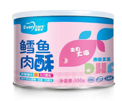 愛嬰佳頑皮動物肉松鱈魚酥