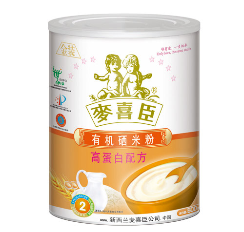 麥喜臣有機(jī)硒米粉高蛋白配方(聽(tīng)裝)