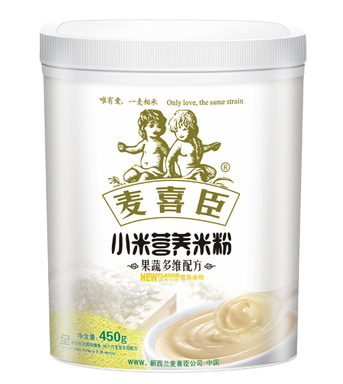 麥喜臣小米營養(yǎng)米粉果蔬多維配方罐裝