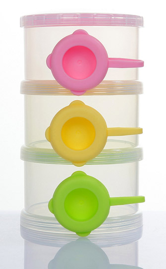 淘寶樂便攜三層奶粉盒