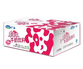 廣澤草莓味純牛奶