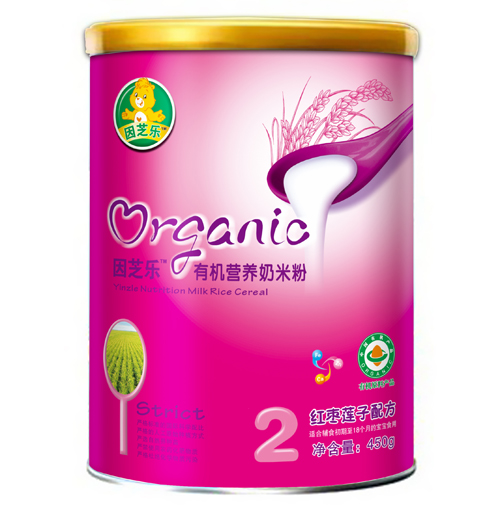 因芝樂聽裝有機營養(yǎng)奶米粉2段