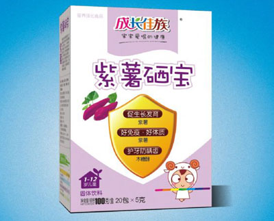 成長(zhǎng)佳族紫薯硒寶沖劑