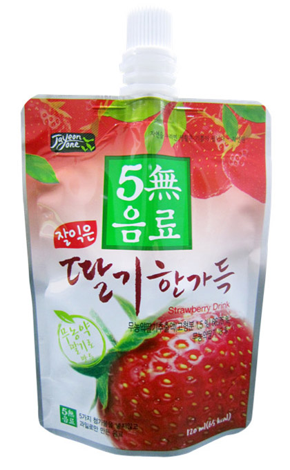 味樂坊有機五無草莓汁