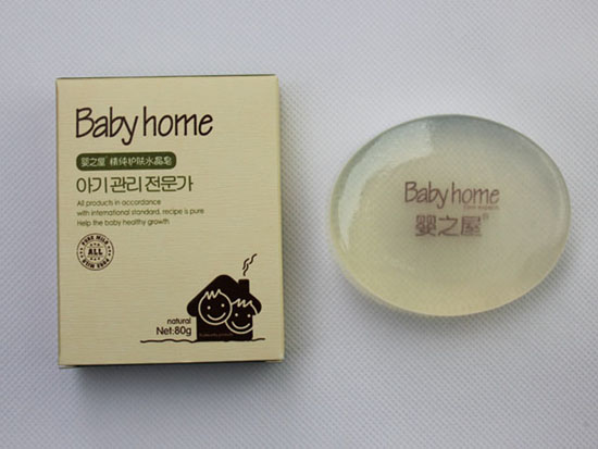 嬰之屋嬰兒芽苗精純護(hù)膚水晶皂