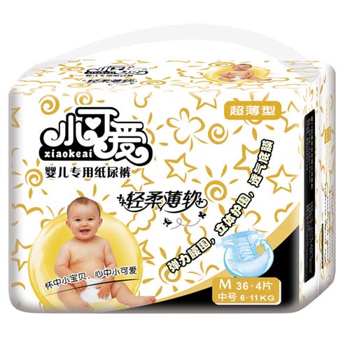 小可愛(ài)嬰兒專用紙尿褲白金裝M號(hào)