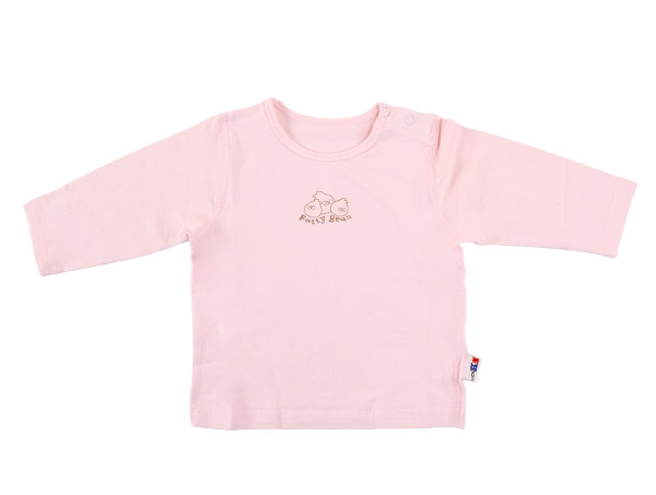 肥仔豆長(zhǎng)袖平口肩開(kāi)上衣