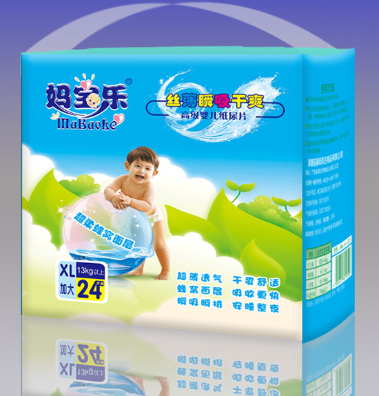 媽寶樂(lè)絲薄瞬吸干爽紙尿片XL24片