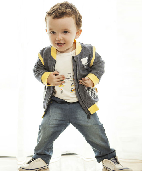 哇喔哇喔秋裝男童套裝